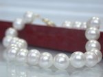 dabd001 Sea Water Akoya Pearl Bracelet 7.5mm 14K Gold