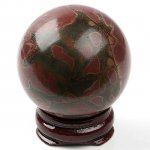 Picasso Jasper Gem Stone Sphere Ball Display Ornament
