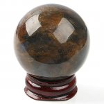 Indian Agate Stone Sphere Ball Crystal Display Ornament