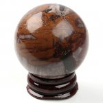 40mm Picasso Jasper Stone Sphere Ball,Crystal Display