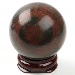 40mm Picasso Jasper Stone Sphere Ball Display Ornament