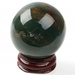 Round Indian Agate Stone Sphere Ball Crystal Display