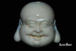 adb0840 Fine Genuine Mammoth Ivory Netsuke Happy Buddha