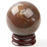 Indian Agate Gem Sphere Ball Crystal Display Decoration