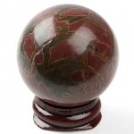 Picasso Jasper Gem Stone Sphere Ball Display Ornament