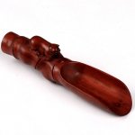 Carved Craftwork Boxwood Tea & Coffee Scoop Carving Pig