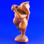 Handcarved Boxwood Wood Netsuke Carving Handsome Mr Fox