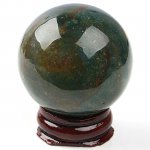 40mm Indian Agate Stone Sphere Ball Display Decoration