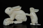 adb0838 Fine Genuine Mammoth Ivory Netsuke