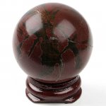40mm Picasso Jasper Stone Sphere Ball,Crystal Display