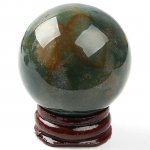 Indian Agate Stone Sphere Ball Crystal Display Ornament