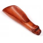 Carved Craft Boxwood Tea & Coffee Scoop Carving Monkey