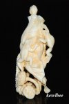 aeb0569 Japanese Hippo Ivory Carving Snuff Bottle 2 Frog Lotus
