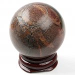 Picasso Jasper Gem Stone Sphere Ball Display Ornament