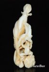 aeb0557 Handcraft Hippo Ivory Carving Snuff Bottle