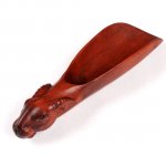 Carved Craft Boxwood Tea & Coffee Scoop Carving Sheep