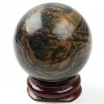 40mm Picasso Jasper Stone Sphere Ball Display Ornament
