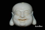 adb0849 GENUINE MAMMOTH TUSK BEAD BUDDHA MASK