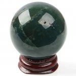 Moss Agate Gem Sphere Ball Crystal Display Decoration