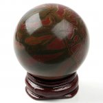 40mm Picasso Jasper Stone Sphere Ball,Crystal Display