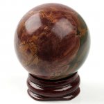 40mm Picasso Jasper Stone Sphere Ball,Crystal Display