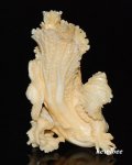 aeb0556 Handcraft Hippo Ivory Carving Snuff Bottle Cabbage