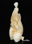aeb0554 Handcraft Hippo Ivory Carving Snuff Bottle Corn