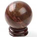 Picasso Jasper Gem Stone Sphere Ball Display Ornament