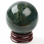 Round Indian Agate Stone Sphere Ball Crystal Display