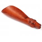 Carved Crafts Boxwood Tea & Coffee Scoop Carving Horse
