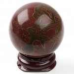 Picasso Jasper Gem Sphere Ball,Crystal Display Ornament