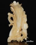 aeb0496 Hand Carved Hippo Ivory Carving Snuff Bottle Cabbage