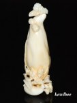 aeb0593 Japanese Hippo Ivory Carving Snuff Bottle Fruit