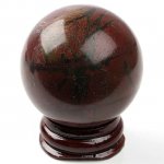 40mm Picasso Jasper Stone Sphere Ball Display Ornament