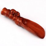 Carved Crafts Boxwood Tea & Coffee Scoop Carving Mouse