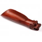 Carved Crafts Boxwood Tea & Coffee Scoop Carving Tiger