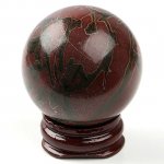 40mm Picasso Jasper Stone Sphere Ball Display Ornament