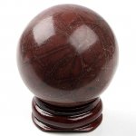 Picasso Jasper Gem Stone Sphere Ball Display Ornament