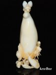 aeb0541 Hand Carved Hippo Ivory Carving Snuff Bottle Fruit