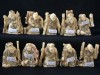 bn3xx01 Wholesale Chinese Hand carved ox bone netsuke fingure
